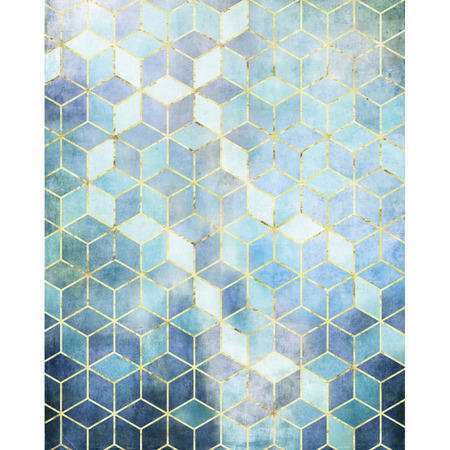 Mosaik Azzuro - fototapet - 250x200 cm - fra Komar