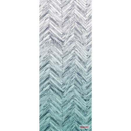 Herringbone Mint Panel - fototapet - 250x100 cm - fra Komar