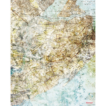 Mix Map - fototapet - 250x200 cm - fra Komar