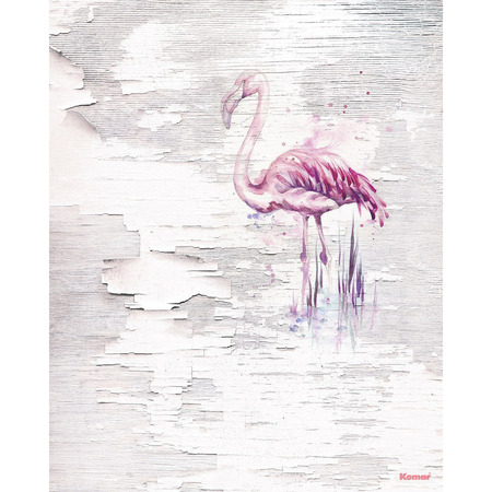 Pink Flamingo - fototapet - 250x200 cm - fra Komar