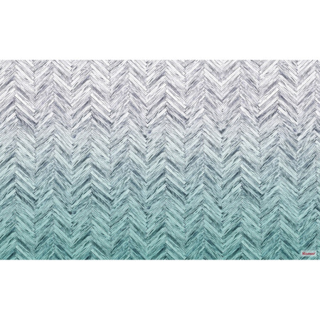 Herringbone Mint - fototapet - 250x400 cm - fra Komar