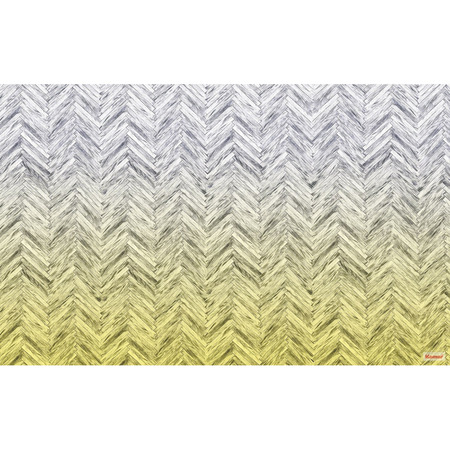 Herringbone Yellow - fototapet - 250x400 cm - fra Komar