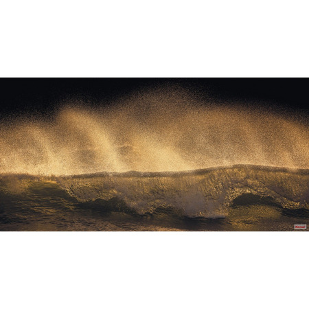 Golden Wave - fototapet - 100x200 cm - fra Komar