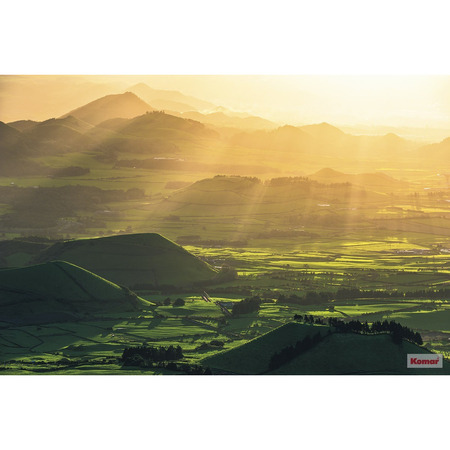 Crater Land - fototapet - 200x300 cm - fra Komar