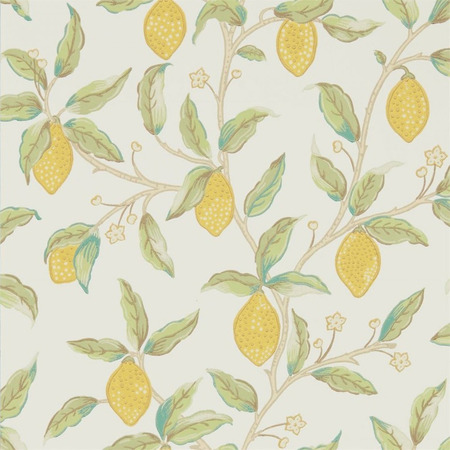 Lemon Tree Bay Leaf - tapet - 10,05x0,52 m - fra Morris & Co.