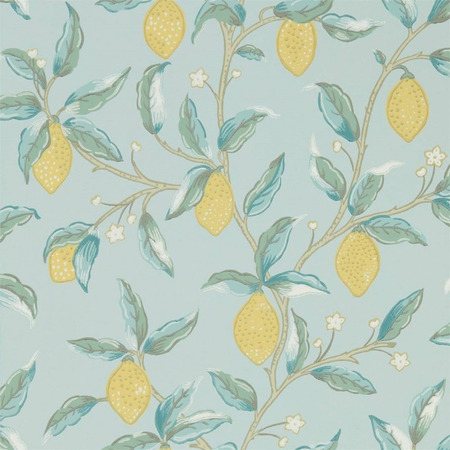 Lemon Tree Wedgewood - tapet - 10,05x0,52 m - fra Morris & Co.