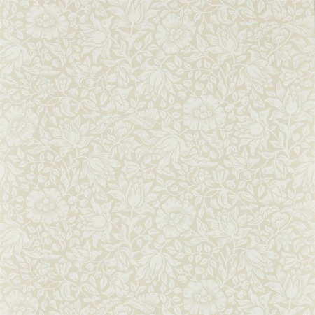 Mallow Cream Ivory - tapet - 10,05x0,52 m - fra Morris & Co.