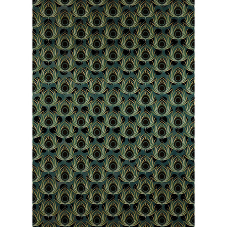 Paon Vert - fototapet - 280x200 cm - fra Komar